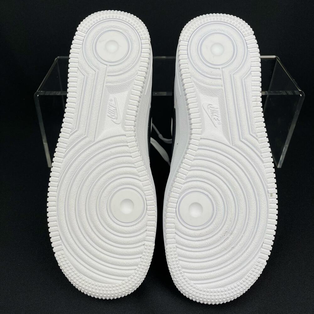 Nike Women White Black Air Force 1 Low GS Sneakers Size 6.5 New - Picture 11 of 11